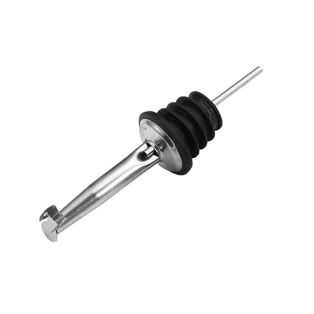 Stainless Steel Oil Spout Liquor Pourers with Flip Lid, Bottle Spout Speed Pourer Nozzle Dispenser silver