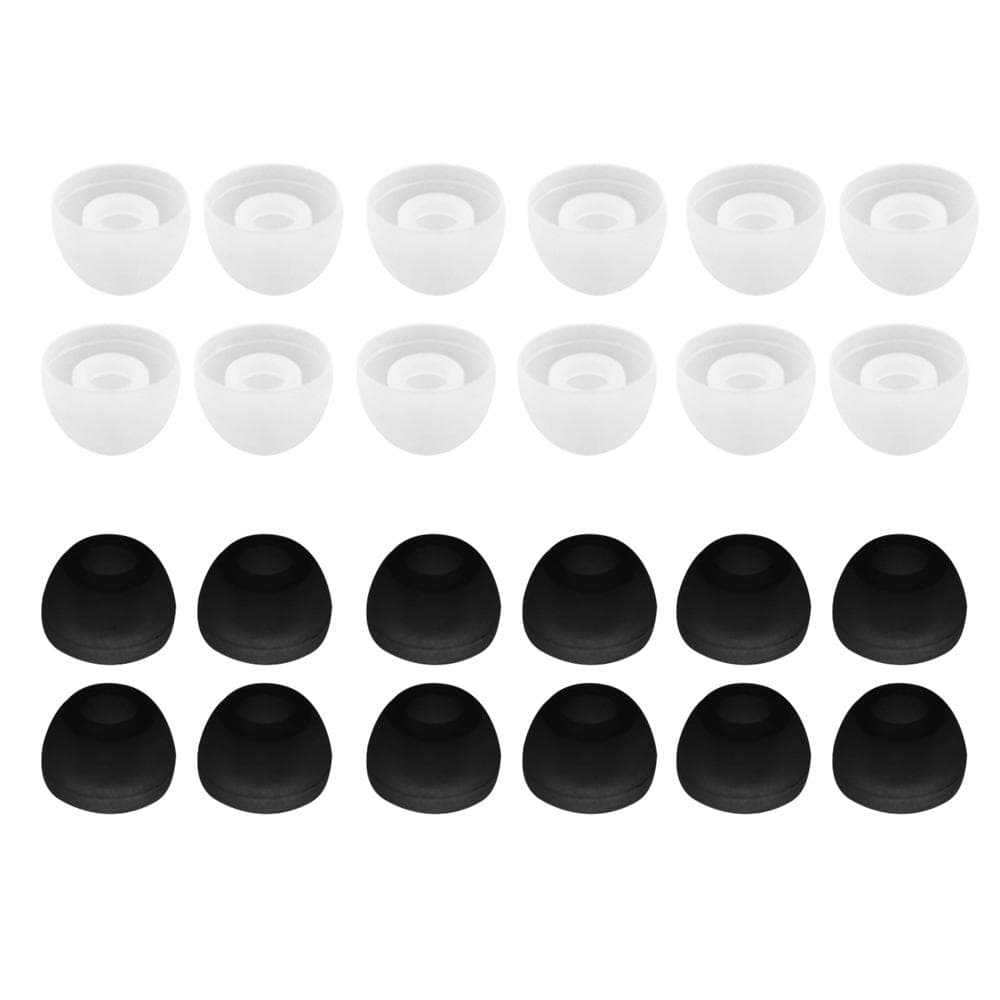 12 Pairs Silicone 4.5mm Earbud Cushion Replacement Headphone Headset Ear pads Gel Covers Tips For Earphone MP3