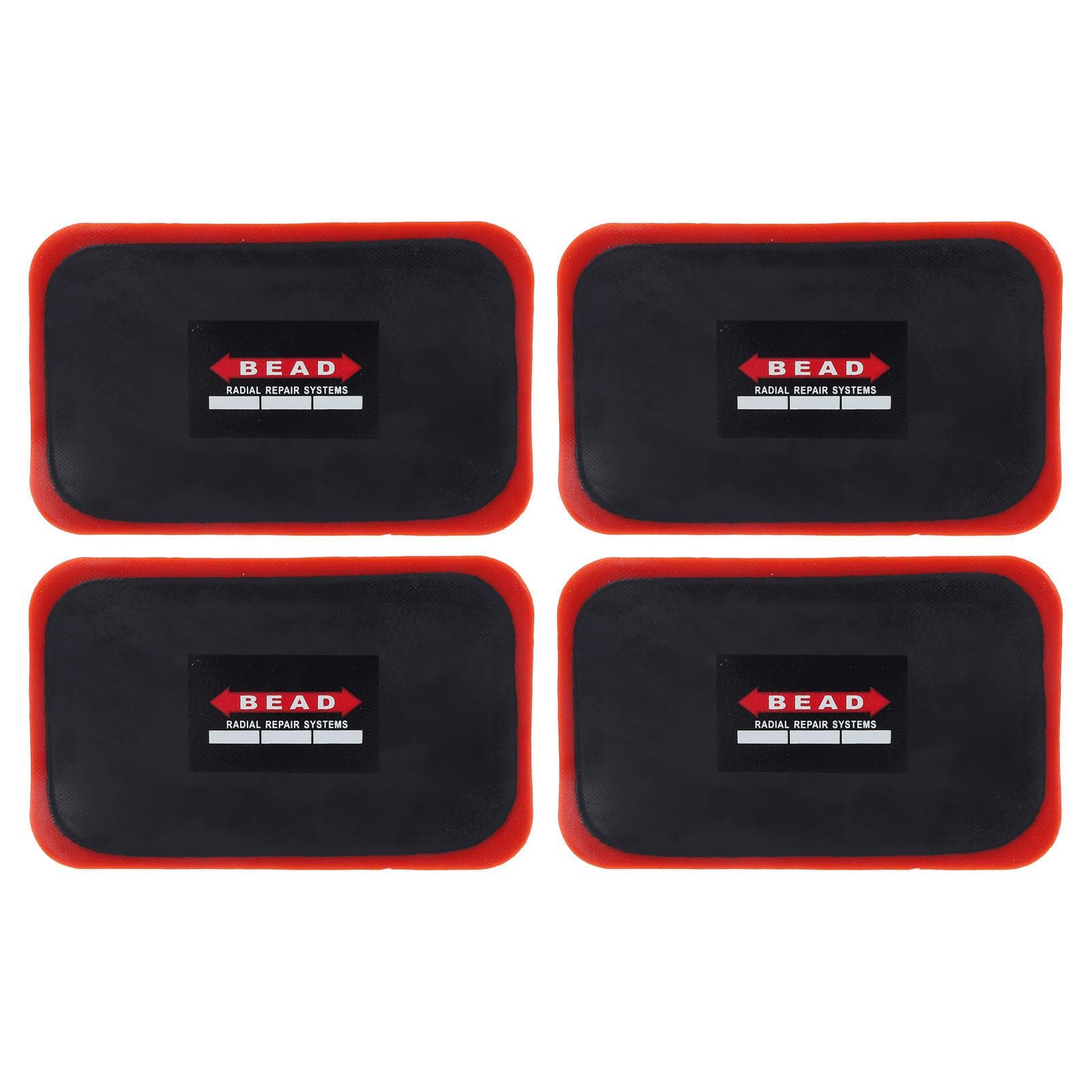 10Pcs Tire Patch 80 X 130mm Rubber Thickened Rectangle Strong Adhesive Tire Tube Repair Patch for
