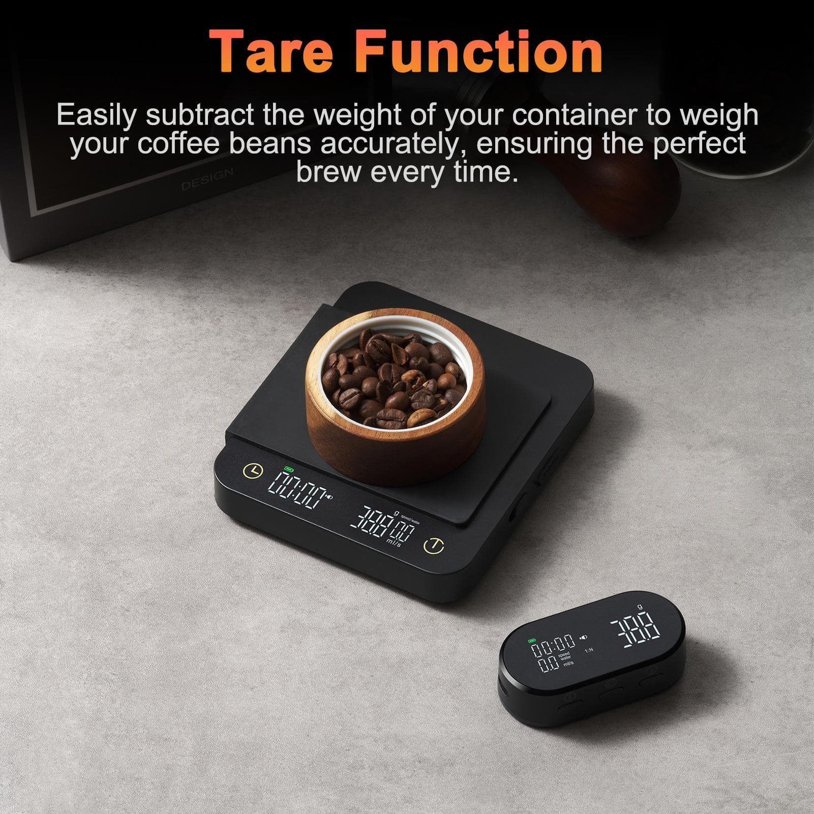Digital Coffee Scale with Timer & Wireless Display 3kg0.1g Accurate Kitchen Scale for
