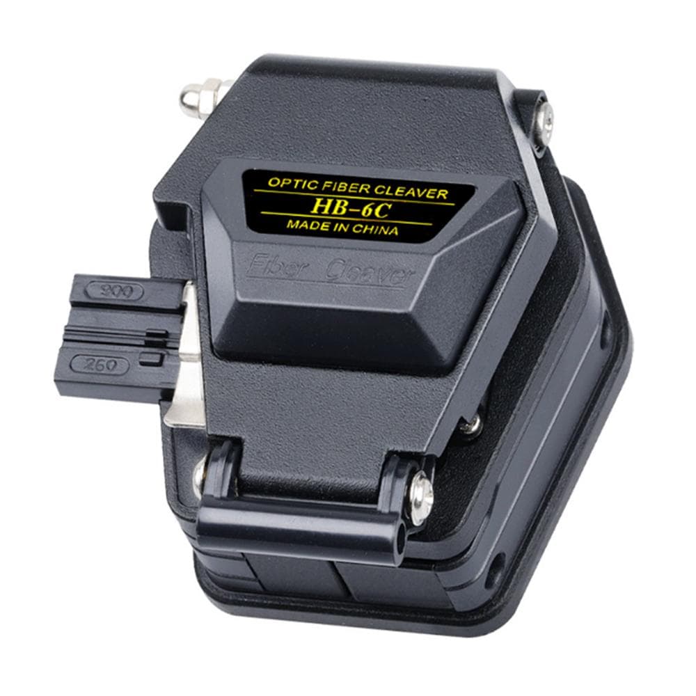 HB-6C Optical Fiber Cleaver Cable Cutting Tool High Precision Optical Fiber Cleaver Stable Angle black