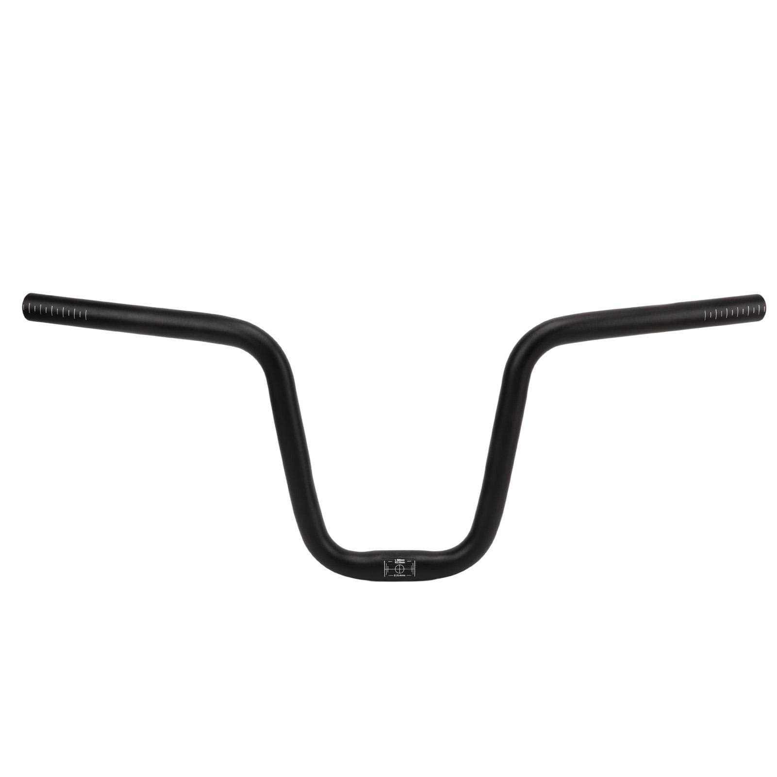Mountain Bike Handlebar 25.4mm Diameter 580mm Extra Long Handlebar Aluminum Alloy Folding Road Bike