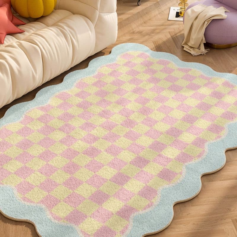 Home Living Room Sofa Carpet Tea Table Carpet Bedroom Floor Mat Bedside Carpet Irregular Foot Mat 160*230CM