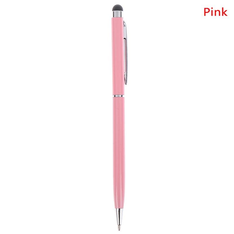 Touch screen stylus ball pens for phone galaxy tab tablet note ballpoint pen pink
