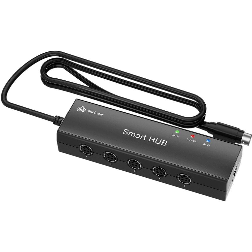 Algolaser Smart HUB Laser Engraving Machine Upgraded Accessory 5 Output Ports for Air 0 black