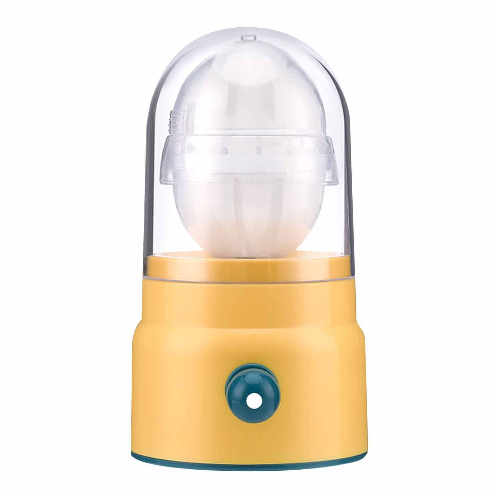 Manual Egg Shaker Egg White and Yolk Mixer Scrambler Easy to Use Drop Resistant Golden Egg Maker yellow