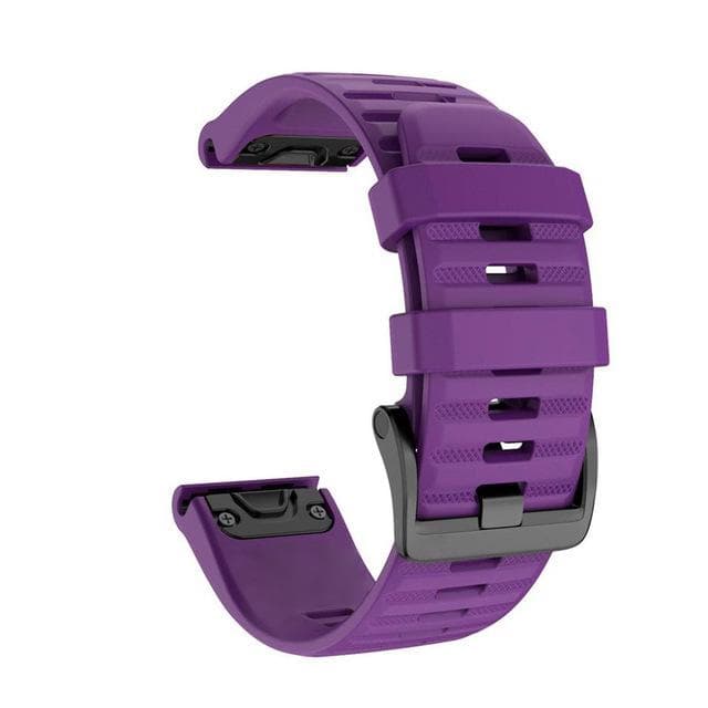 Quick Release Silicone Strap for Garmin Fenix 8, 7X, 6, 6X, 5, 945 in 26mm, 22mm, 20mm 26mm