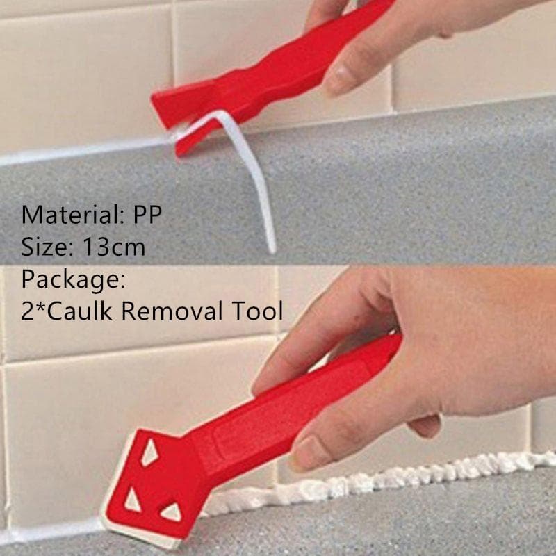 Glass Glue Angle Scraper Sealant Spreader Finishing Tool Kit for Window Ceramics Tile Kitchen Sink Shower Tile Joint Tool Set