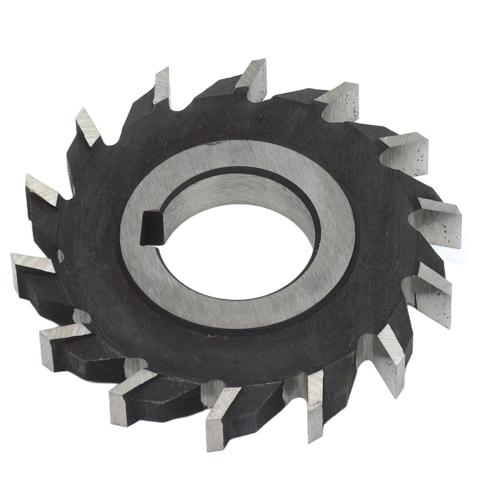 Milling Cutter High Speed Steel Straight 14 Teeth Face Mill Disc Drilling Tool 63mm Diameter