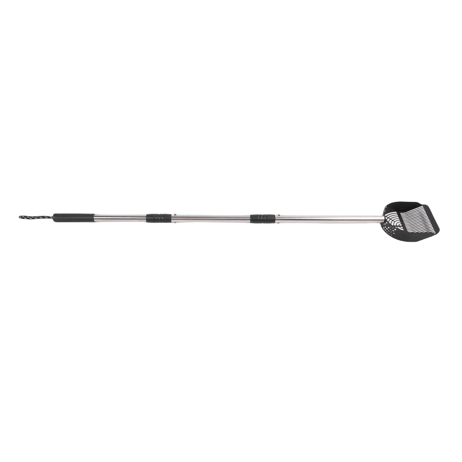 Cat Litter Scoop Detachable Long Handle Stainless Steel Half Round Cat Litter Scooper for Beach Cat