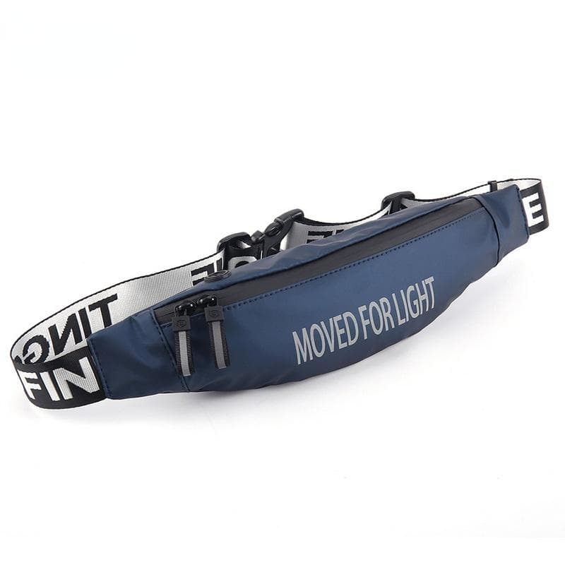 Fanny Pack Waterproof Money Belt Bag Sport Waist Belt Bags For Outdoor Running Bag Waist Packs navy blue