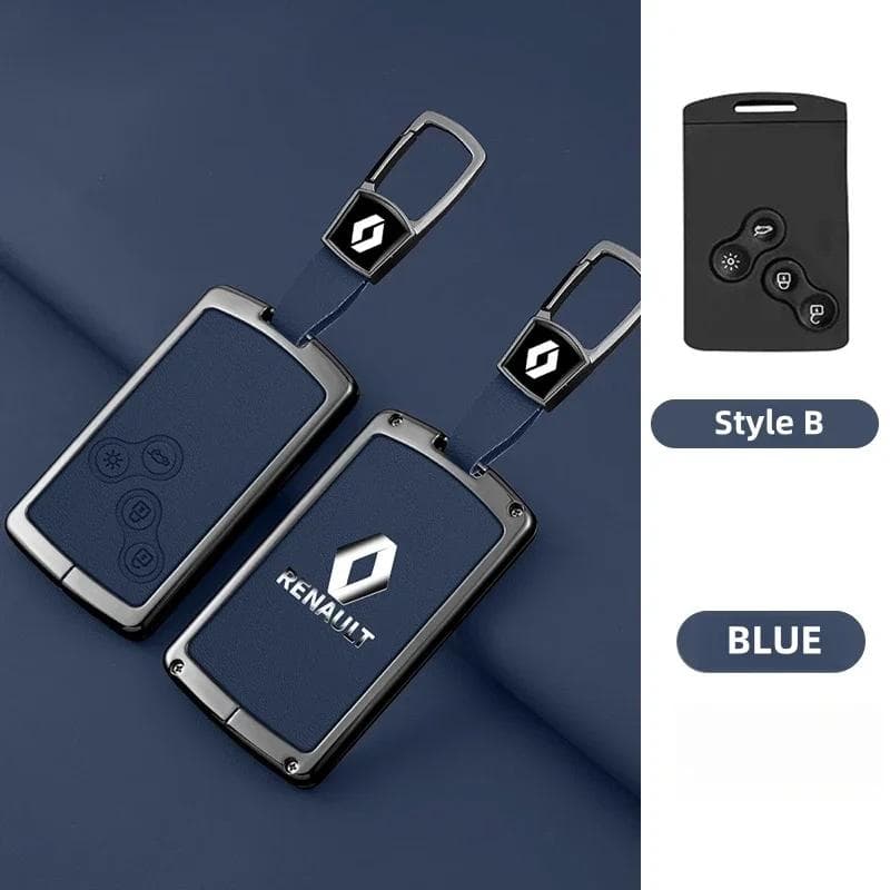 Hub Caps Zinc Alloy Car Key Case Cover Shell Keychain For Renault Koleos Captur Kadjar Megane Clio 5 Talisman Arkana Zoe Scenic