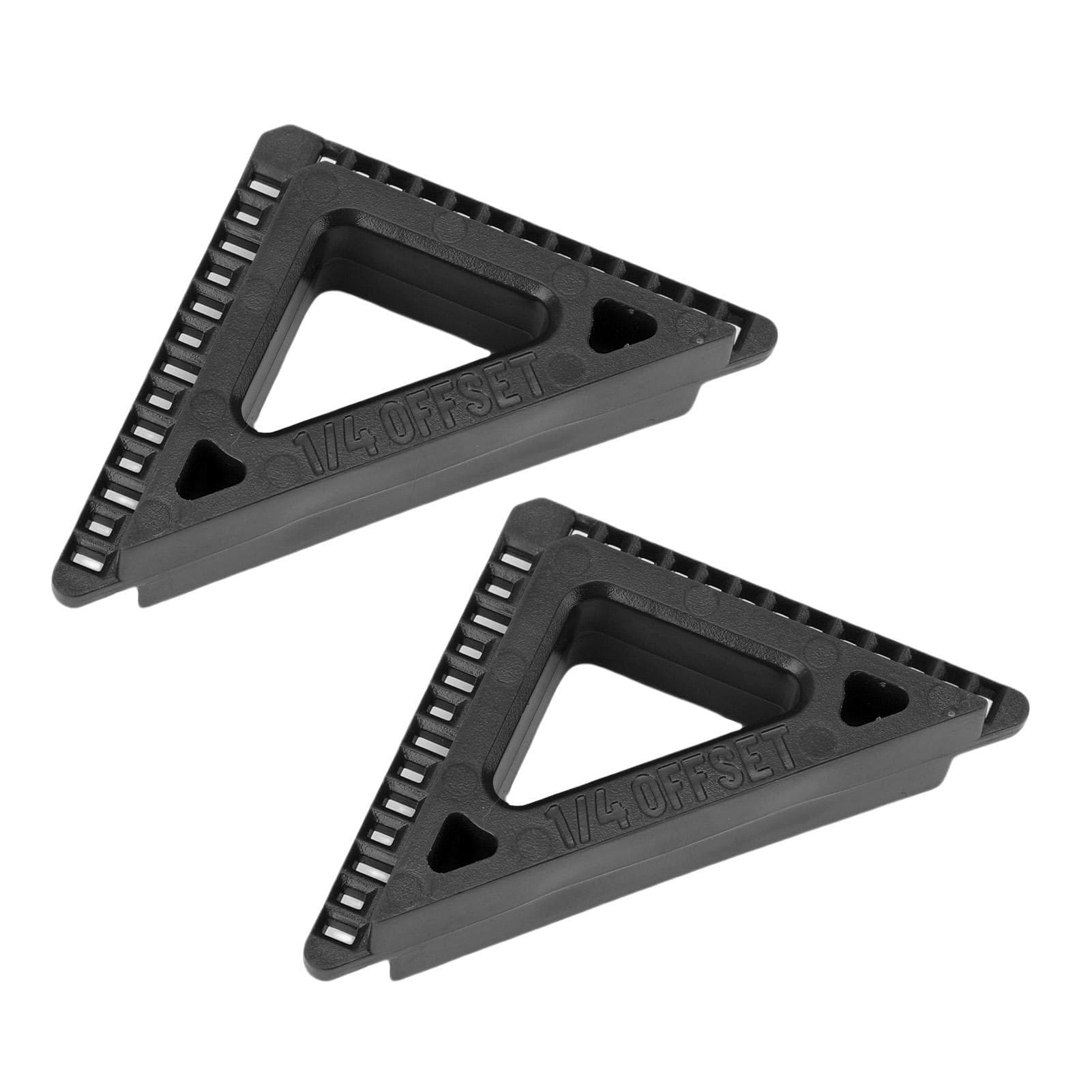 2Pcs Door and Window Casing Reveal Tool Plastic Black 316in 14in Woodworking Tools