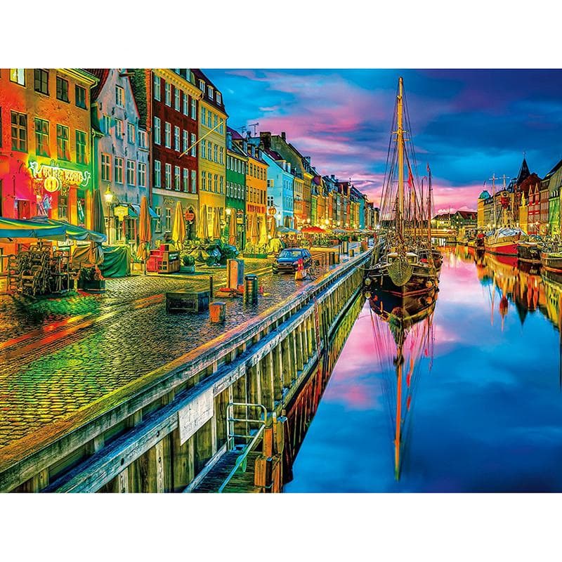 5D DIY Diamond Painting Colored Sky Embroidery Mosaic Cross Stitch Rhinestone Decor 20X30CM