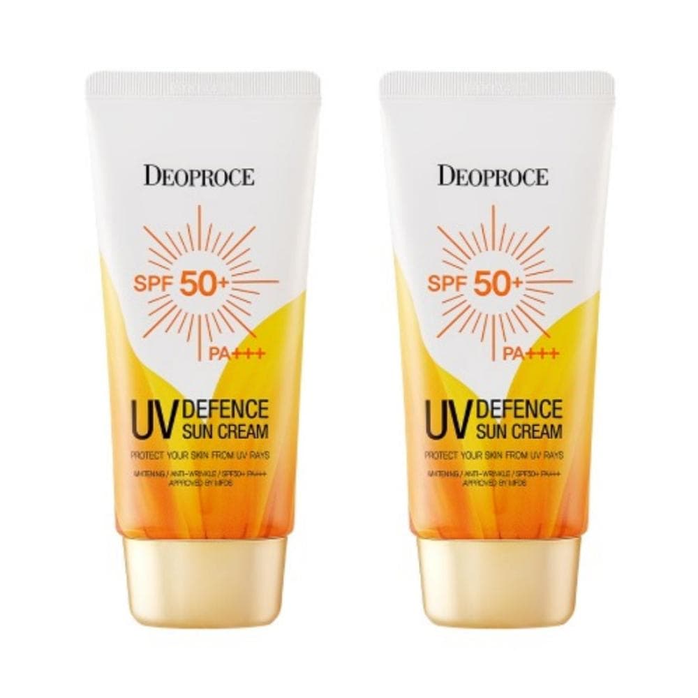 Deoproce UV Defence Sun Cream SPF50+ PA+++ 70ml*1Pc/2Pcs/3Pcs/4Pcs 2Pcs