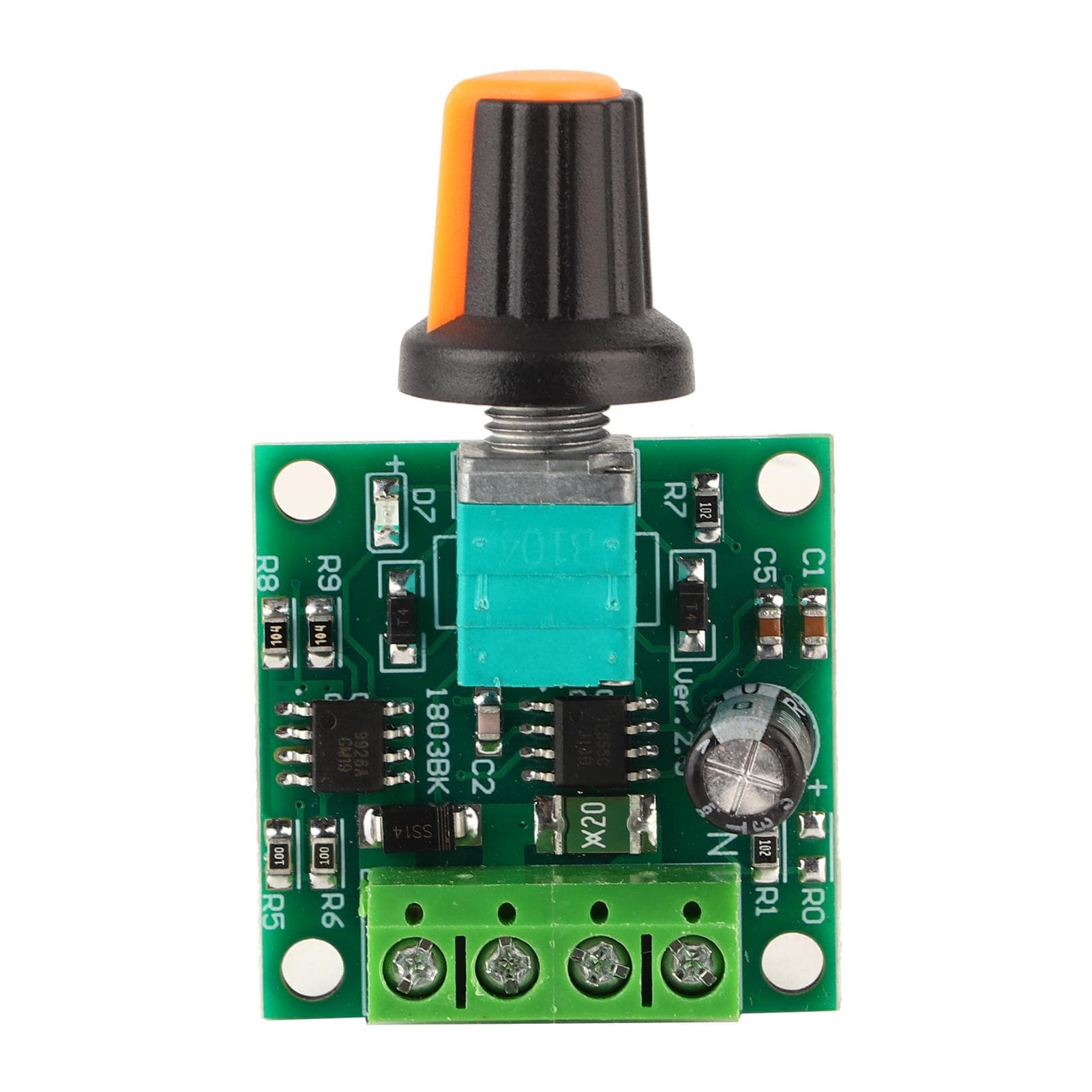 DC 1.812V 2A Low Voltage Electric Motor Speed Controller PWM Motor Speed Regulator Tool Equipm