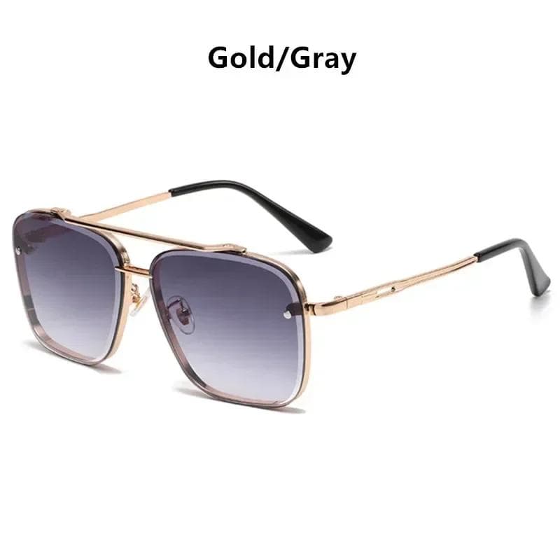 New Fashion Luxury Classic Mach Six Style Gradient Lens Men Sunglasses Vintage Brand Design Sun Glasses Oculos De Sol