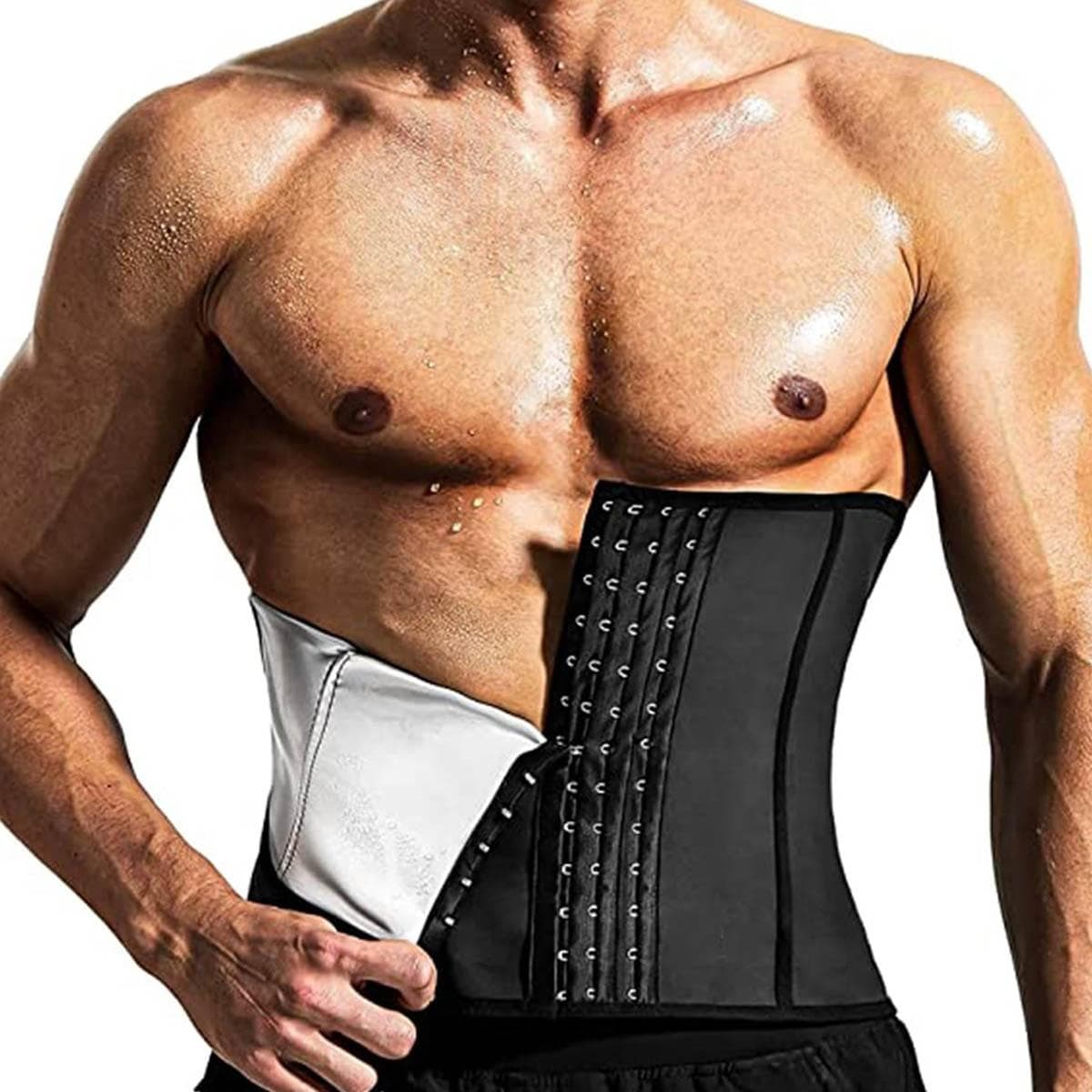 Waist Trainer For Men Tummy Control Neoprene Sweat Belt Slimming Body Shaper Sport Workout Corsets XXXL