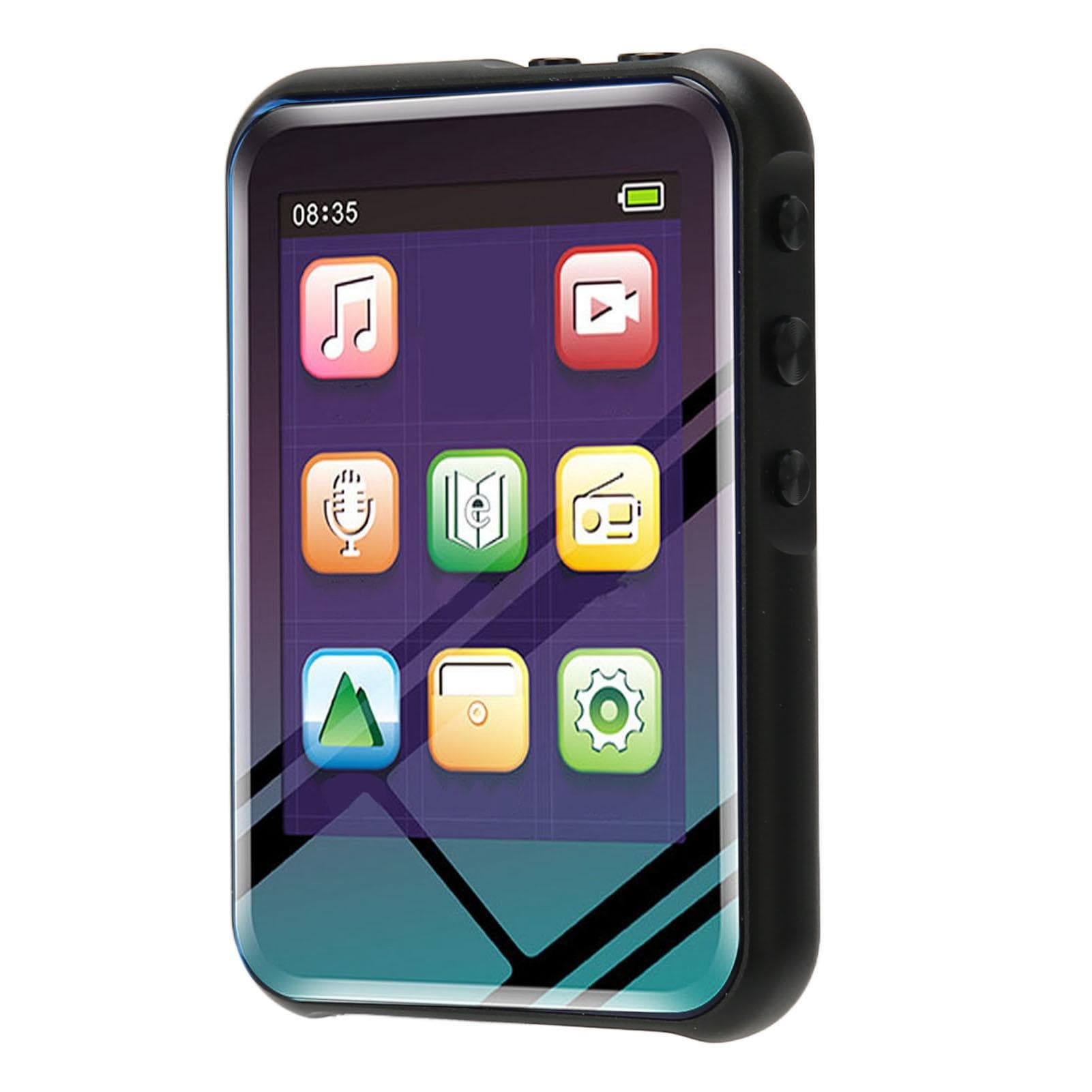 2.4in MP3 Player Bluetooth 4.0 HD HiFi Support FM Ebook Noise Reduction Voice Control MP4 Recorder 16GB