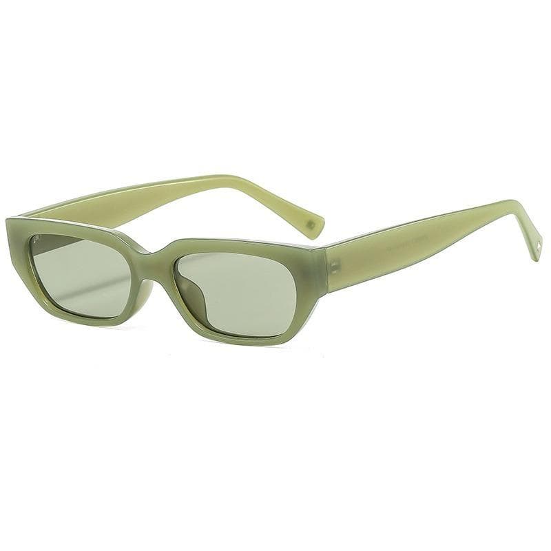 Retro Small Frame Square Sunglasses Men Candy Color Sunscreen Wide Narrow JH3081