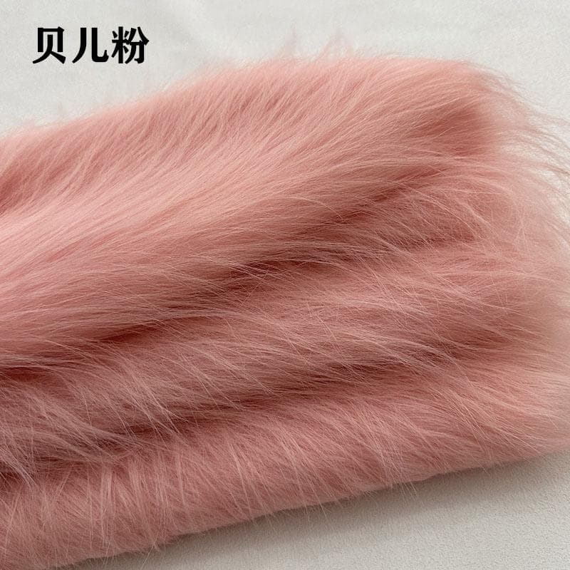 100x180cm Long Faux Fur Fabric Carpet Clothes Doll Plush Stuffed Toy for Needlework DIY Handmade Sewing Accessories 50x180cm