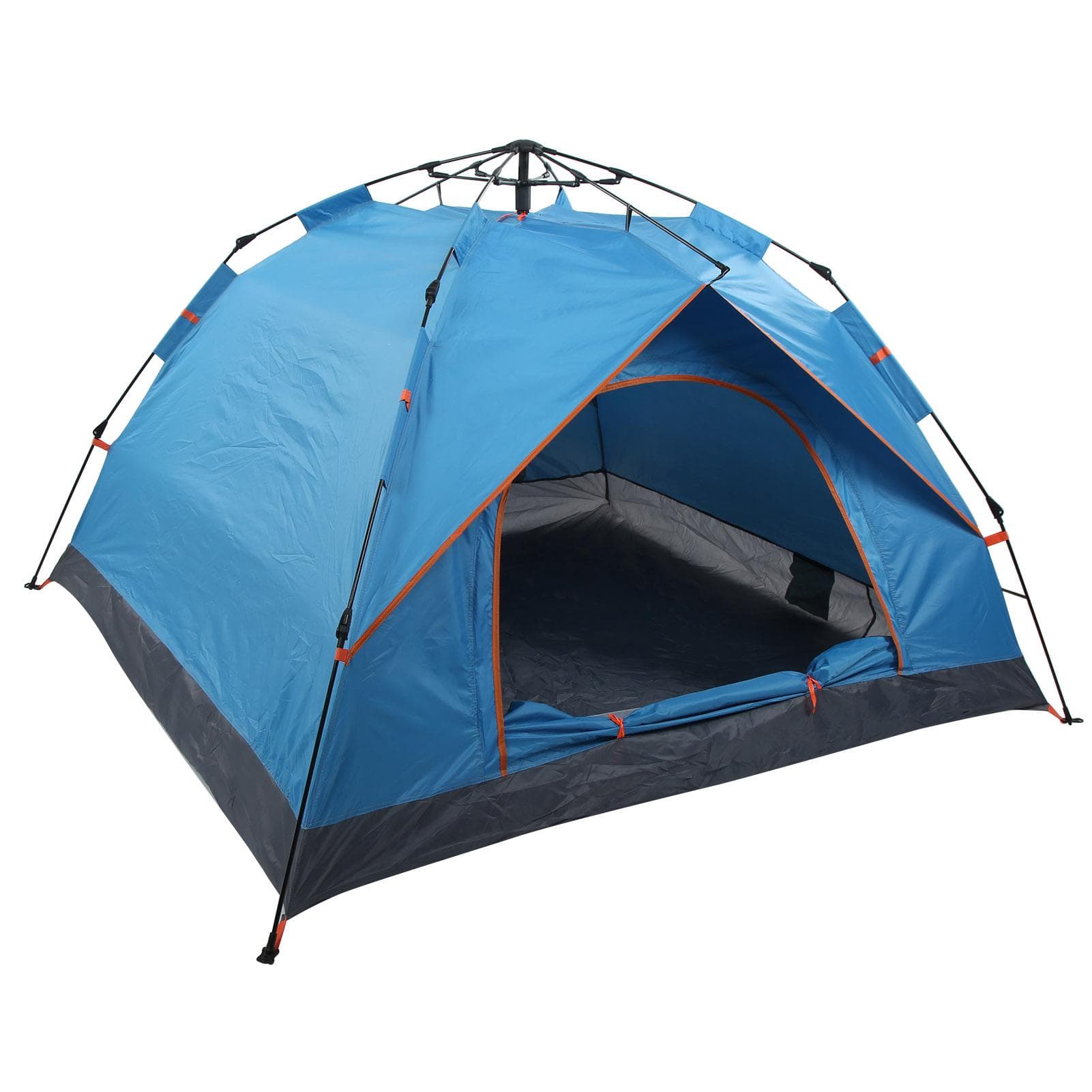 Dome Camping Tent 3 to 4 Person 4 Season Double Layers Waterproof UV Protection Windproof Family