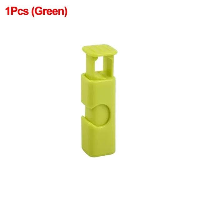 1/3/5/8PCS Kitchen Food Sealing Bag Clip Food Storage Tools Plastic Sealer Clamp Storage Clips Kitchen Accessories 1PCS green