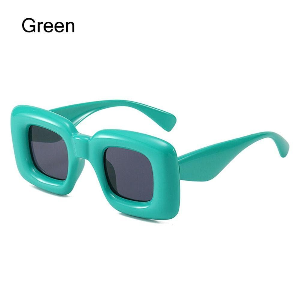 UV400 Candy Color Square Sun Glasses Red Yellow Women Shades Y2K Sunglasses Trendy Unique Design