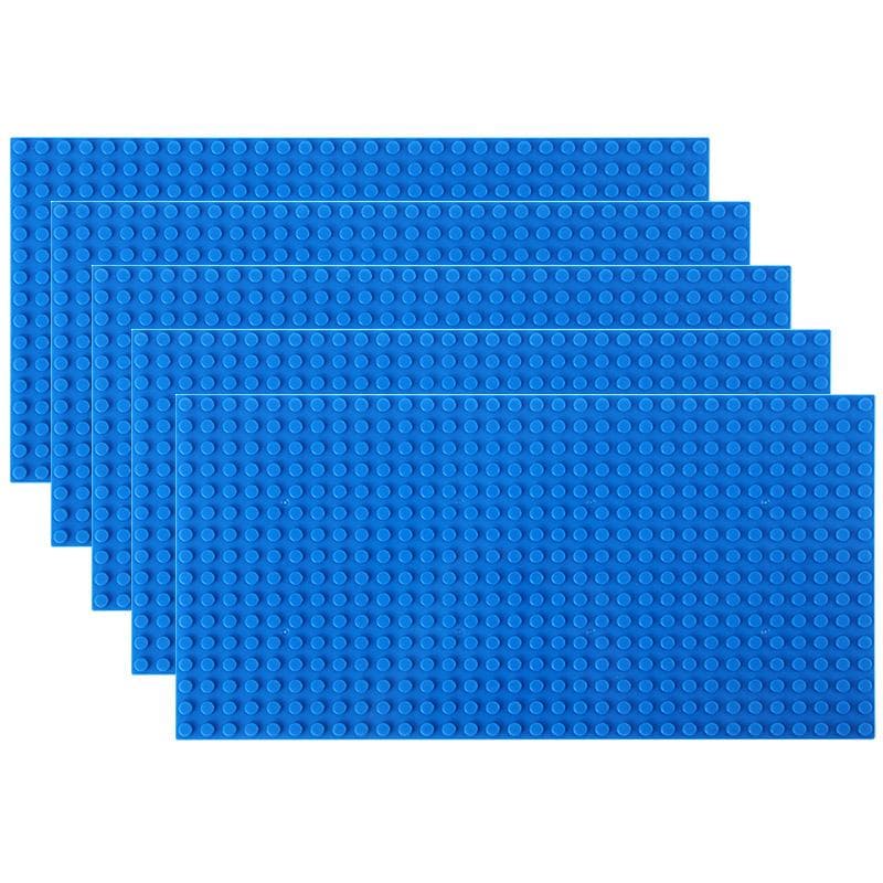5pcs 16x32 Block Base Plate, Compatible with Mainstream Brands, Play CHILDREN'S Creativity Toy Base Accessories 5pcs16x32 blue