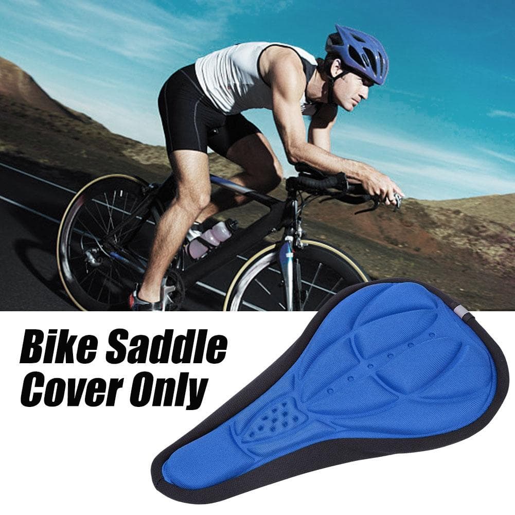 Ultralight 3D Mountain Bicycle Road Bike Breathable Soft Seat Saddle Cover (Orange)