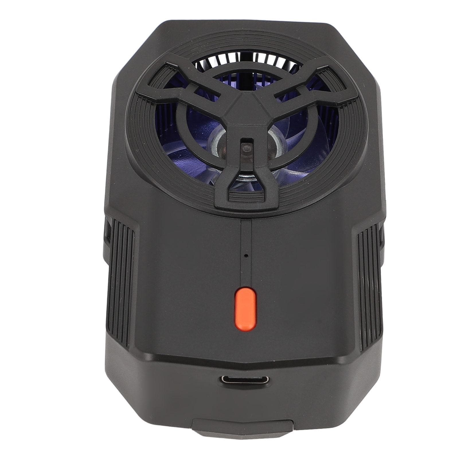 Semiconductor Phone Cooler 3 Gears Ultra Quiet Colorful Lights Cell Phone Radiator with Retractable