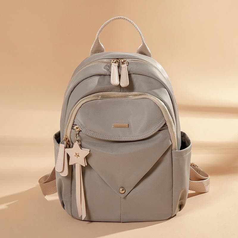 Small Design Backpack Women's Trend Large Capacity Oxford Cloth Backpack Simple Leisure Travel Bag