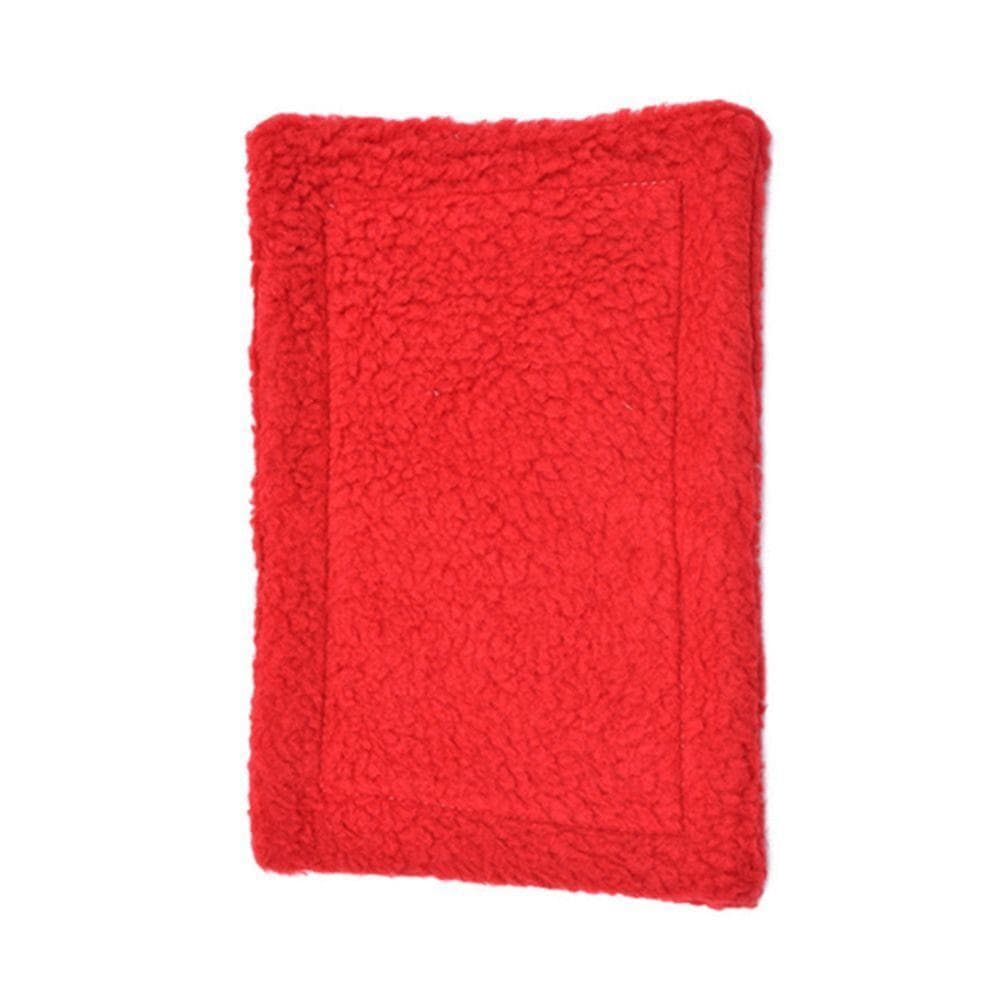 Winter Pet Accessories Guinea Pig Nest Sleeping Bed Hamster Mat Hamster House red