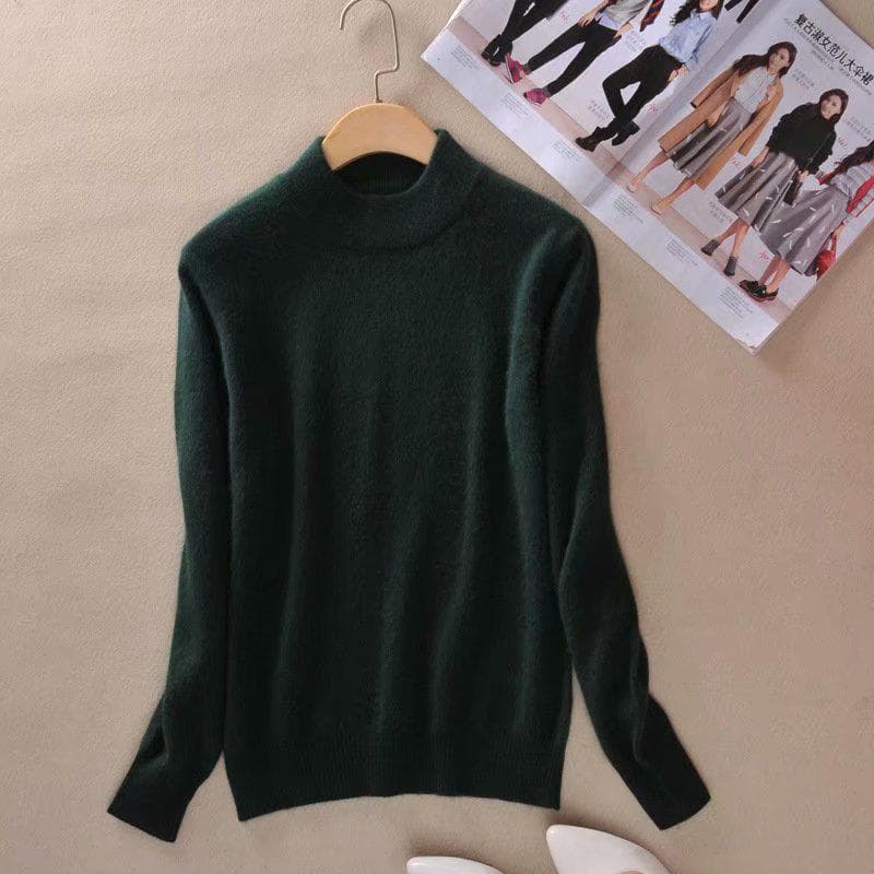 CANVAUS Women Sweaters Pullovers Sweater Women Pullovers Pull Femme Half Turtleneck S-3XL XXL