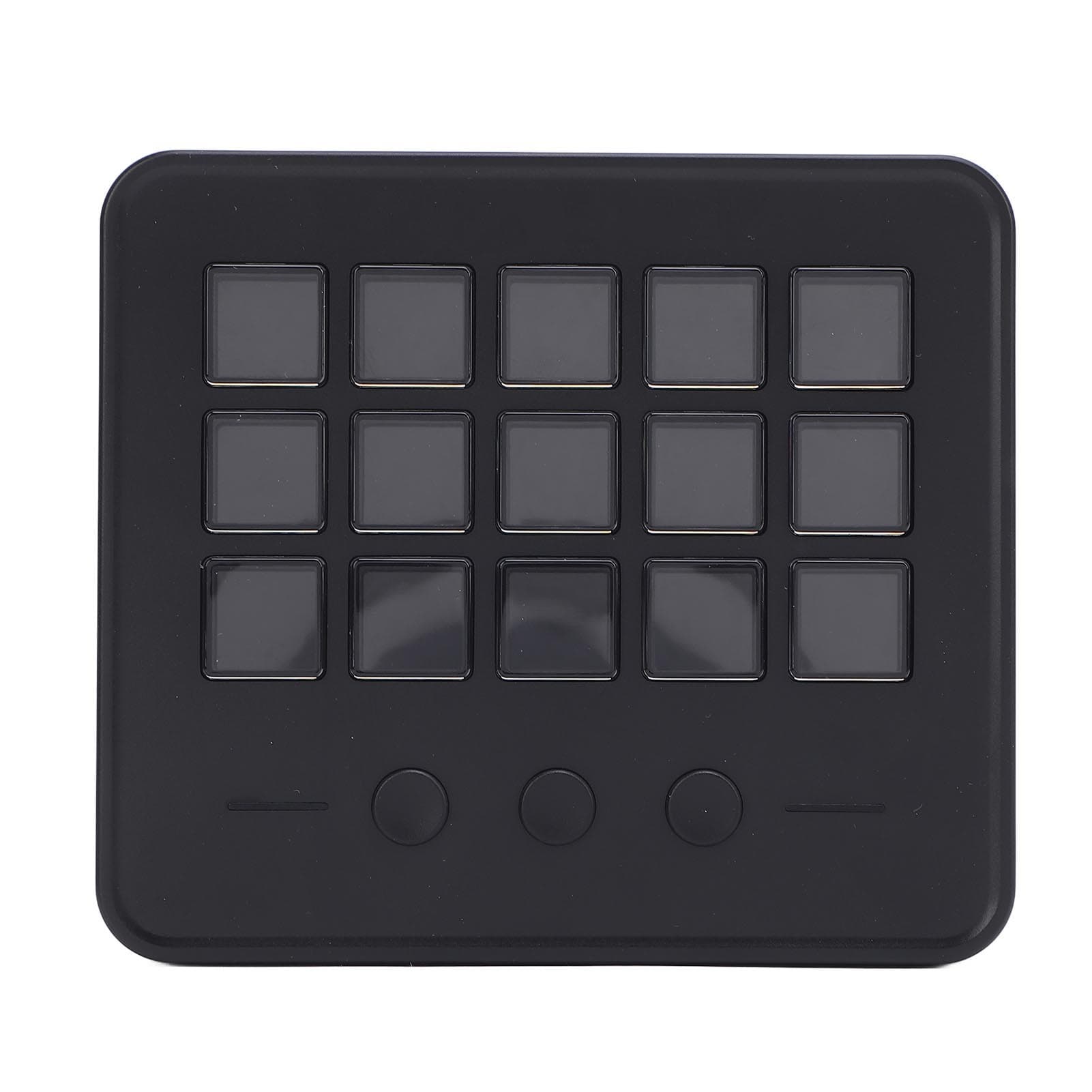 Studio Controller with 15 Customizable LCD Keys Studio Controller Gaming Workflow Macro Keypad for