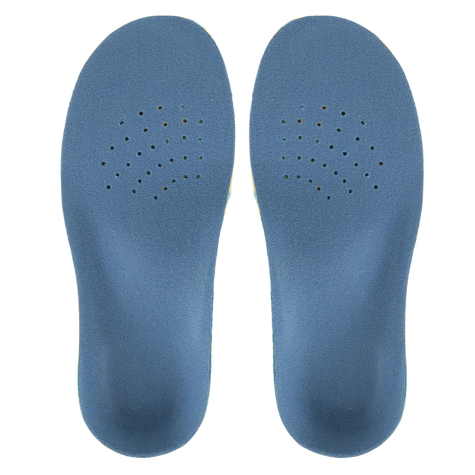 Kid Feet Support Shoes Pad Breathable Shock Absorbing Child Sports Insoles blue