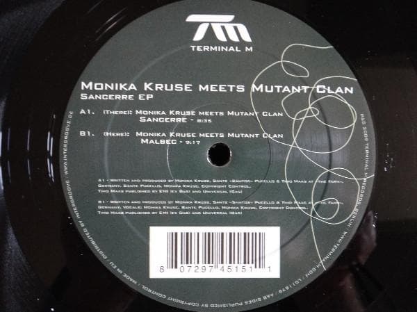 12inch Record MONIKA KRUSE, MUTANT CLAN - Sancerre EP TERM0716 Terminal M 2009 Germany Dance & Electronica Used