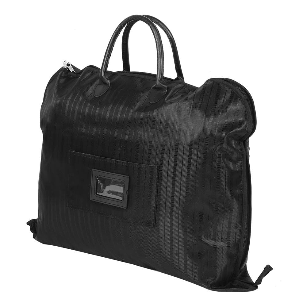 Waterproof Business Suit Travel Storage Bag Garment Hanging Clothes Protector Carrier (Black) Black