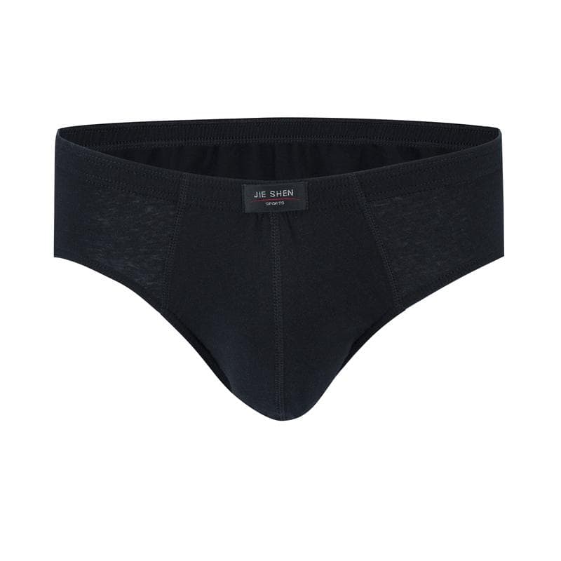 100% Cotton Mens Briefs Plus Size Men Underwear Panties Men's Breathable Panties 5XL black