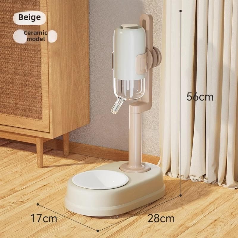 Dog Water Dispenser Non-wet Mouth Pet Automatic Hanging Water Dispenser Water Feeder Cat Bowl Vertical Kettle Dog Bowl Supplies