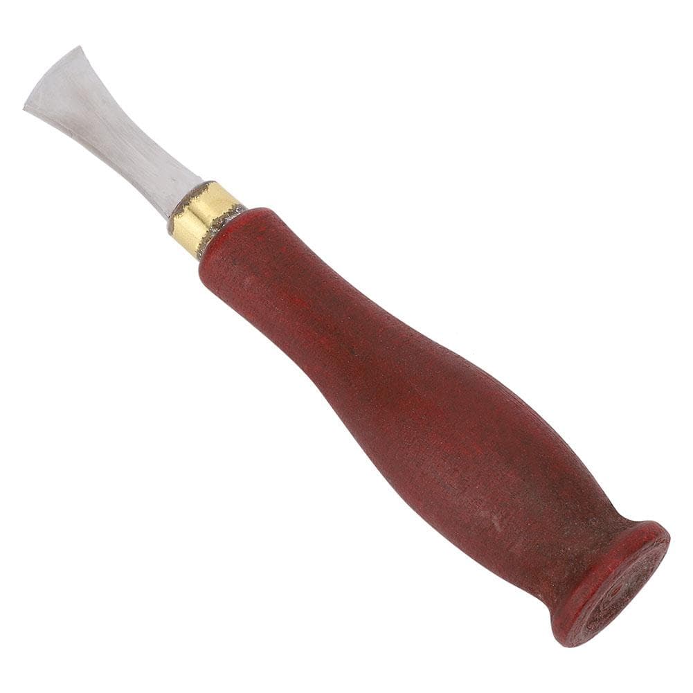 Leather Edge Creaser Stainless Steel Blade Wooden Handle Creaser Leather Craft Tool less than br more than (1.5mm )