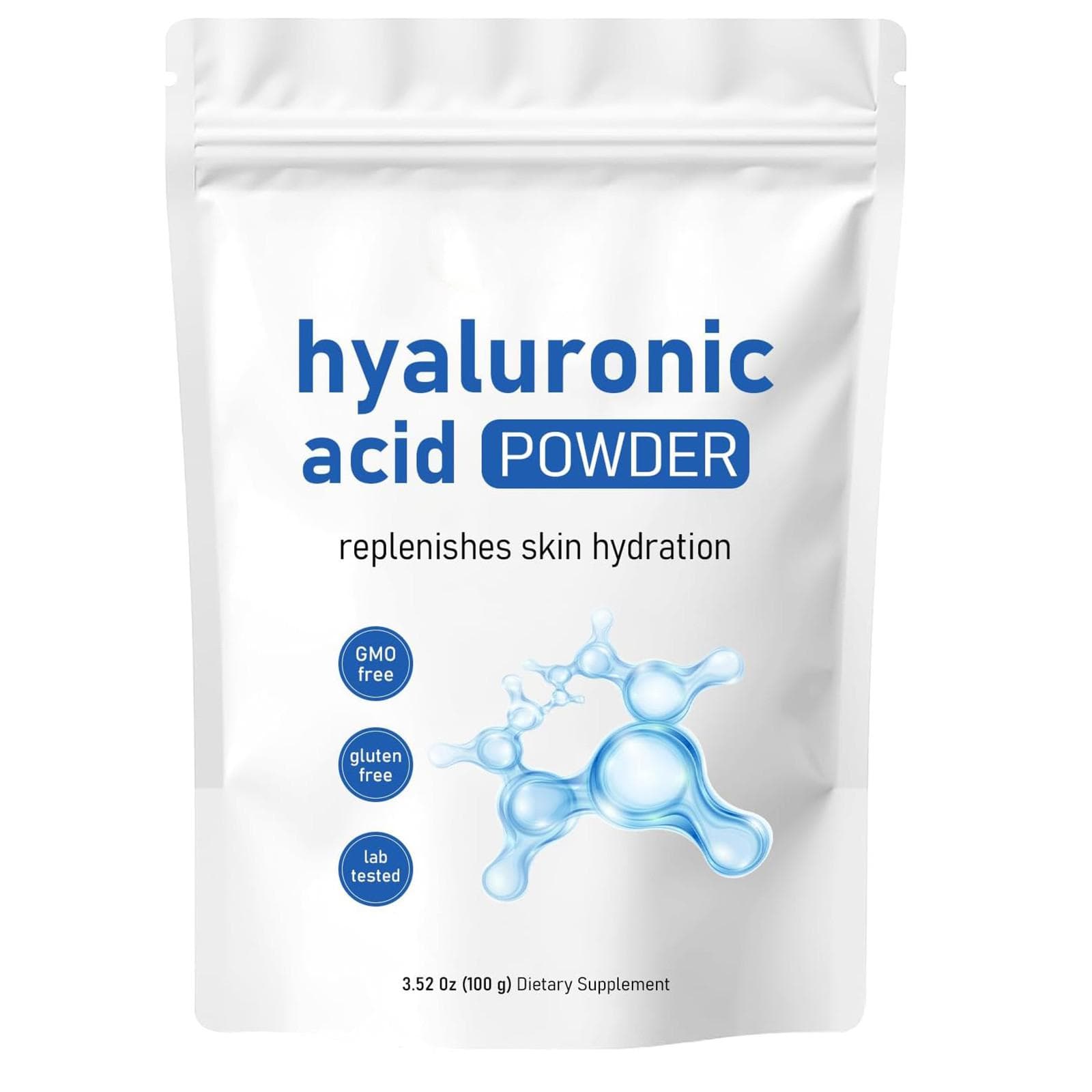 Moisturizing And Softening The Skin With Hyaluronic Powder Water Soluble And Moisturizing One Size