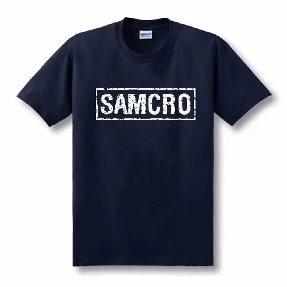 Sons of Anarchy SAMCRO Print T-shirt Men Women Trend Hip Hop Rock Oversized Short Sleeve Tee Cotton T Shirts Clothes Tops 65051 L