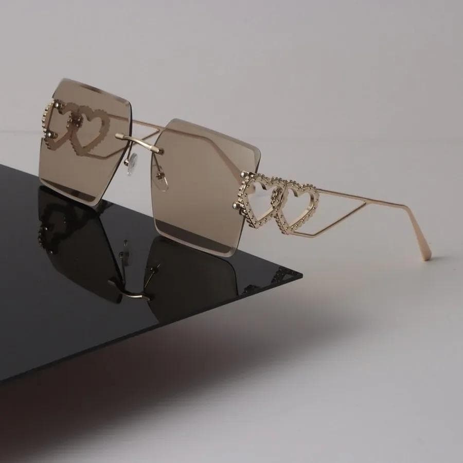Retro Square Sunglasses Women Men Luxury Designer Mirror Lens Gradient Colors Sun Glasses Unisex Fashion Other