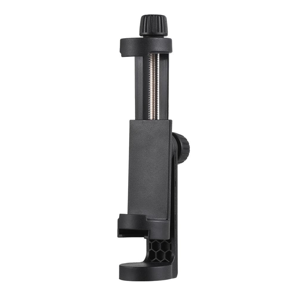 Phone Clamp Holder 360° Rotatable Horizontal Vertical Shooting with Cold Shoe Universal 1/4 Mounting black
