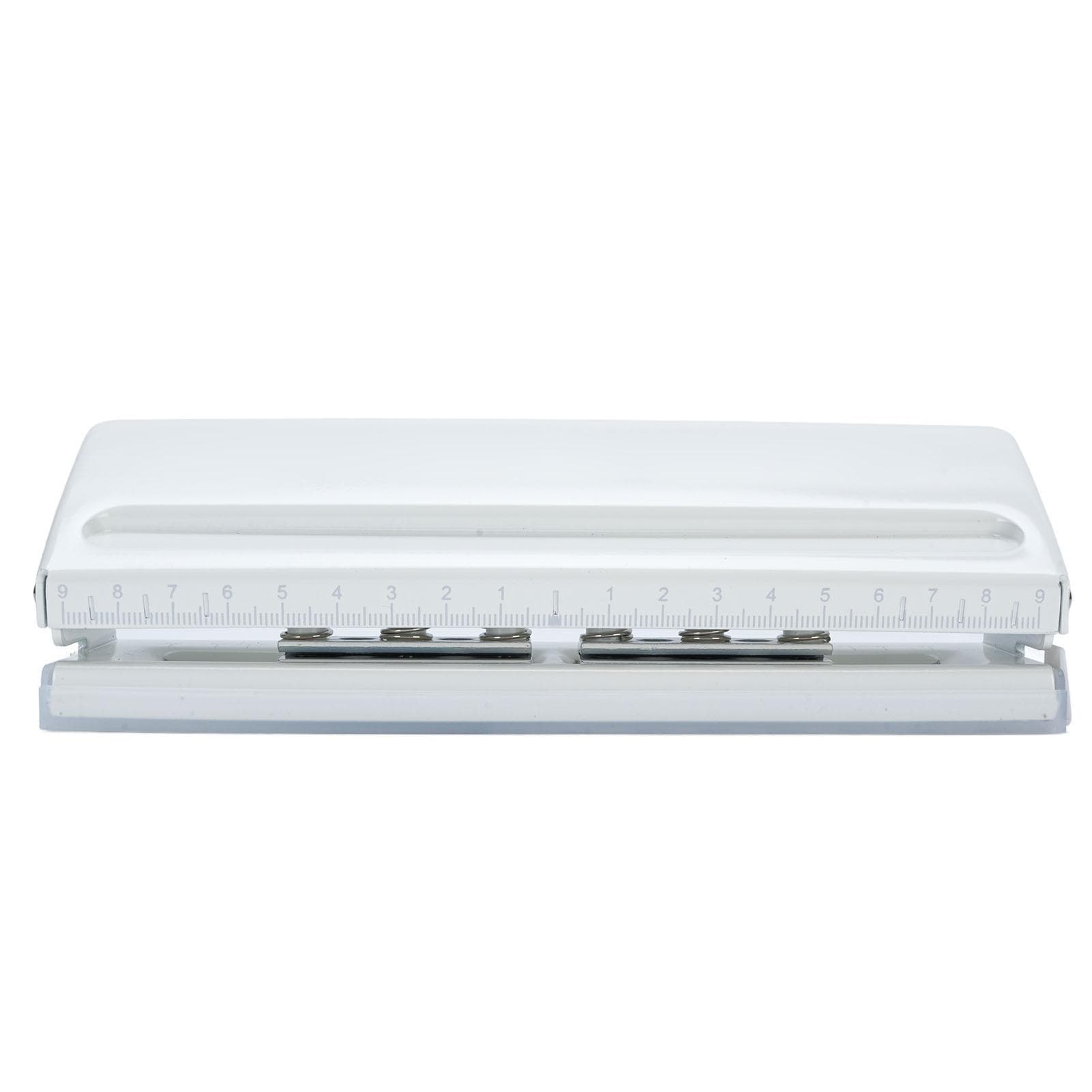 6 Hole Paper Punch Anti Slip 6 Sheets Capacity Adjustable Hole Punch for A3 A4 A5 B3 B4 B5 Office