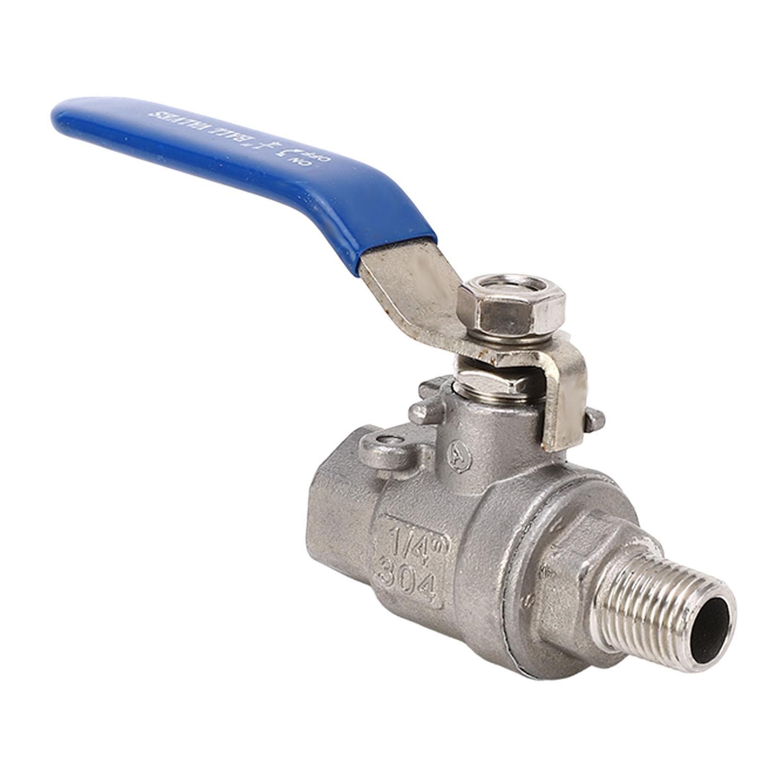 NPT Ball Valve Female Male 14in Thread Good Sealing Stainless Steel Ball Valve for Water Oil Gas