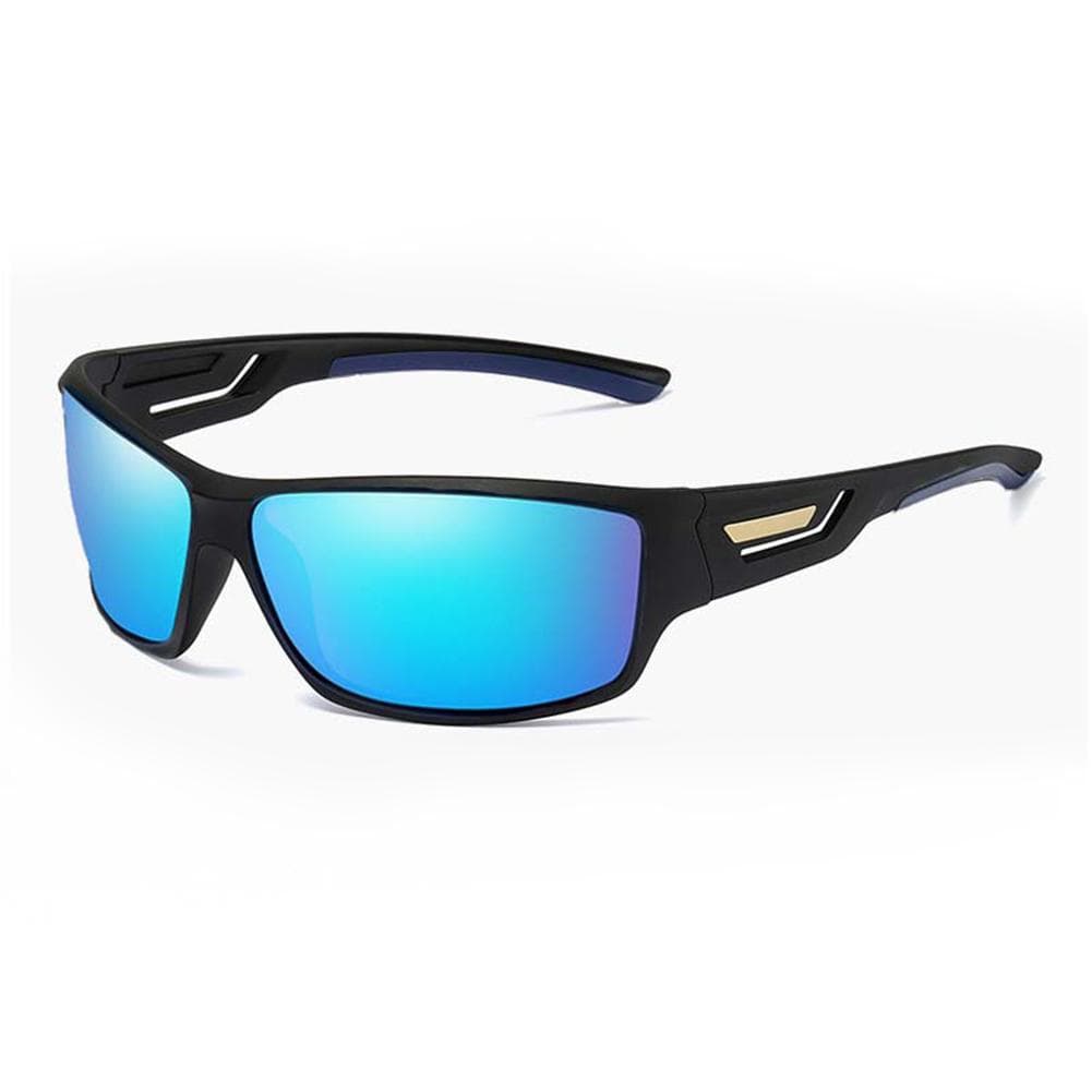 Sunglasses Men Designer HD Driving Sun Glasses Fashion Male Fishing Eyewear for Dirt Bike Moto Car Drivers blue