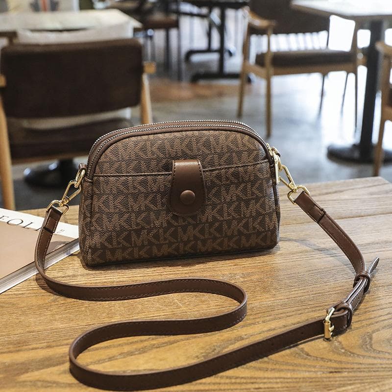 Crossbody Small Bag, Mini Shell Bag, Retro Printed Small Square Bag, Summer Mom Mobile Phone Bag