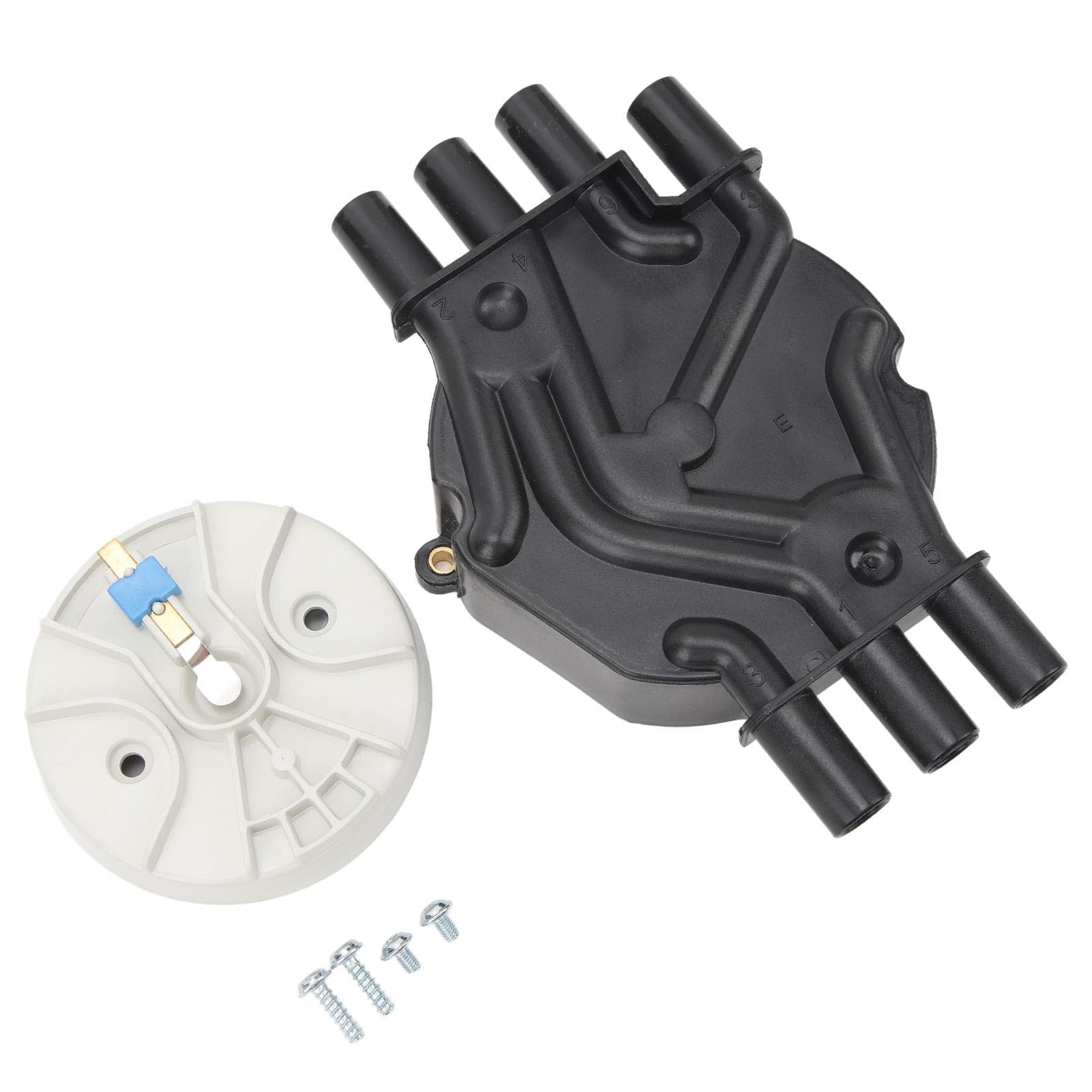 Car Ignition Distributor Cap Rotor Kit 120142 For Astro Beretta Blazer Cavalier Corsica Express black